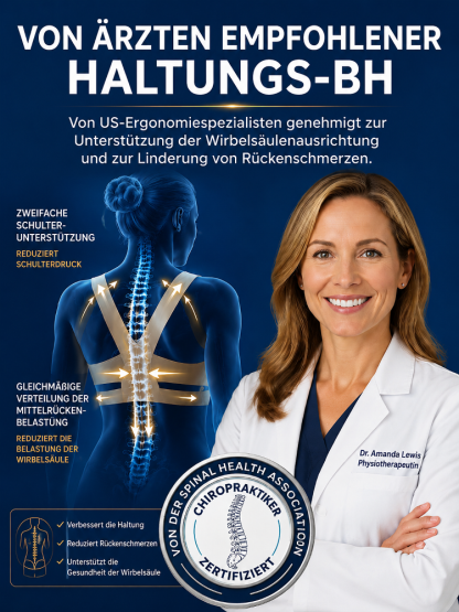 Von Haltungsexperten empfohlen👩‍⚕️ Schluss mit Rundrücken – Dein Körper erinnert sich an seine natürliche Haltung.