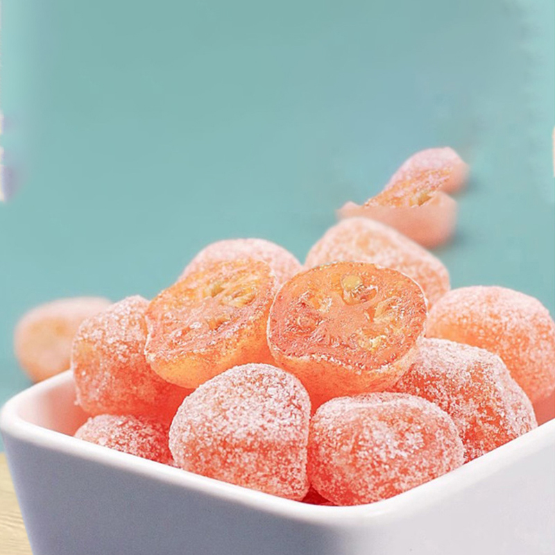  Eiszucker, Lakritze, Kumquat, getrocknet