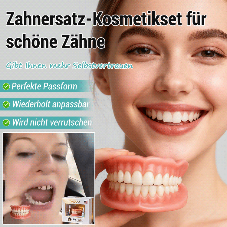 【3-in-1】Zahnersatz-Verschönerungsset