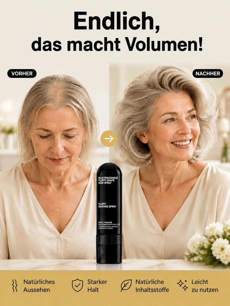 2-in-1 Volumen- & Styling-Spray – Star-Look in 3 Sek. ohne klebriges Gefühl