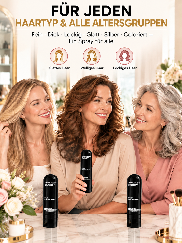 1-Sekunden Styling-Spray für sofortiges Volumen, Frische & Federleichtigkeit