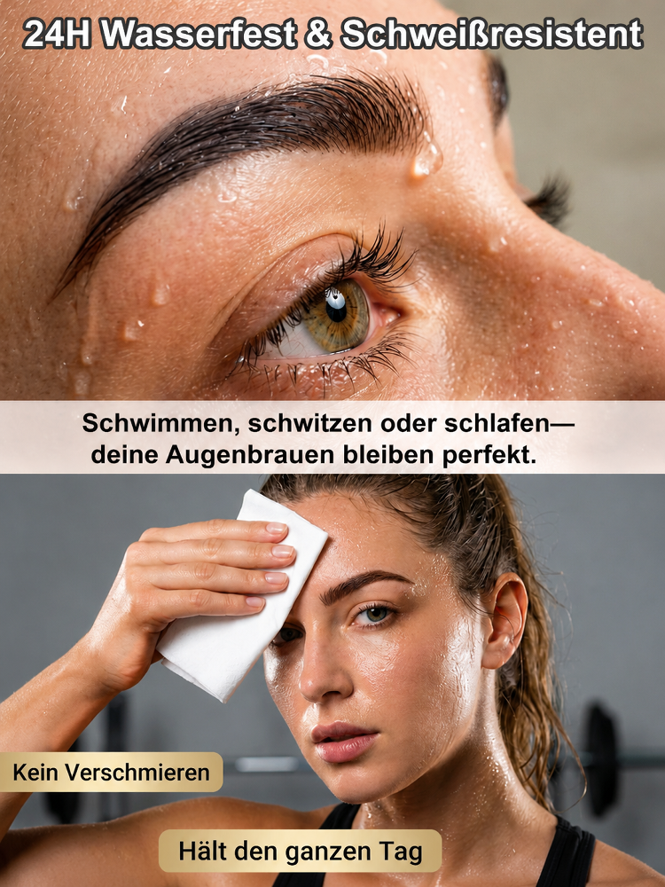 Wasserdichtes Augenbrauenpuder-Set für Faule-✨ 3-Sekunden-Stempel: Sorgt sofort für die perfekte Form.