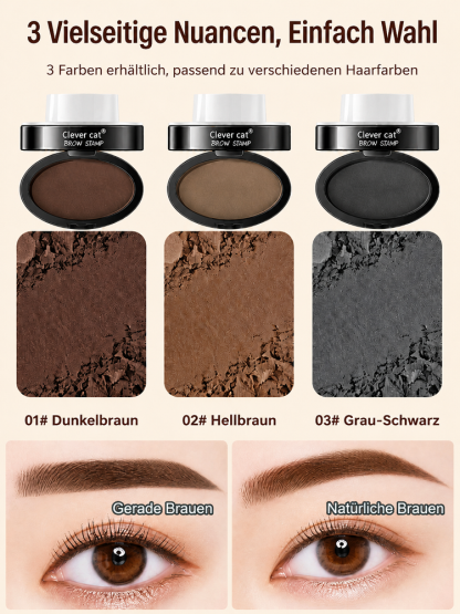 Wasserdichtes Augenbrauenpuder-Set für Faule-✨ 3-Sekunden-Stempel: Sorgt sofort für die perfekte Form.