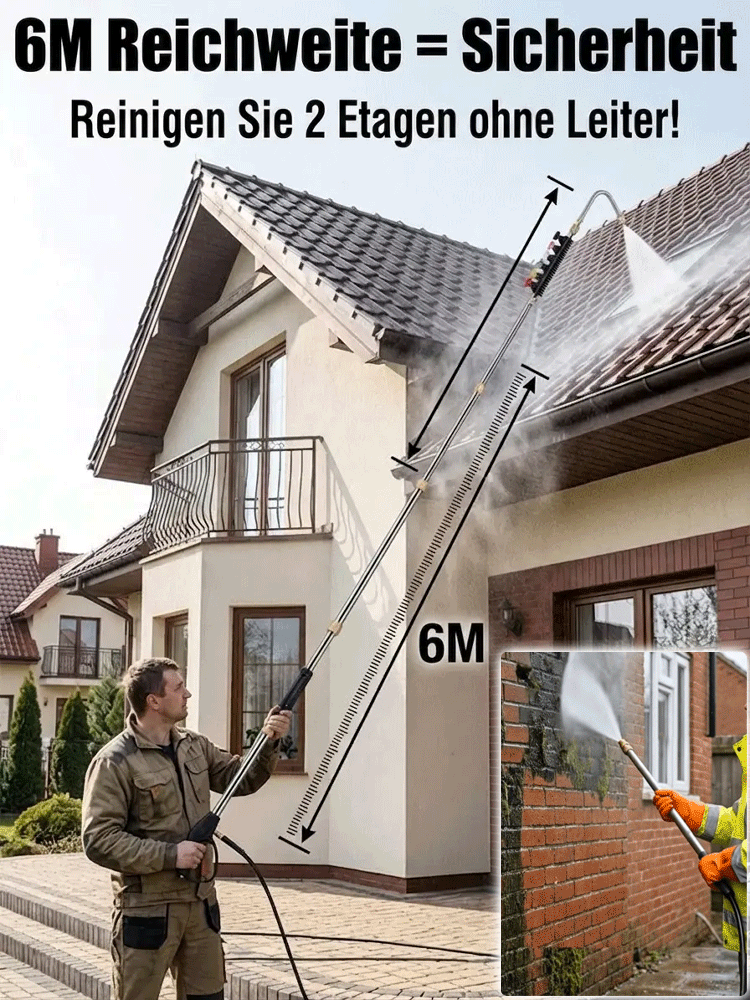 ⚡️Entfernt Moos & Schmutz von Wänden und Pflastersteinen in Sekunden 💧🛠️