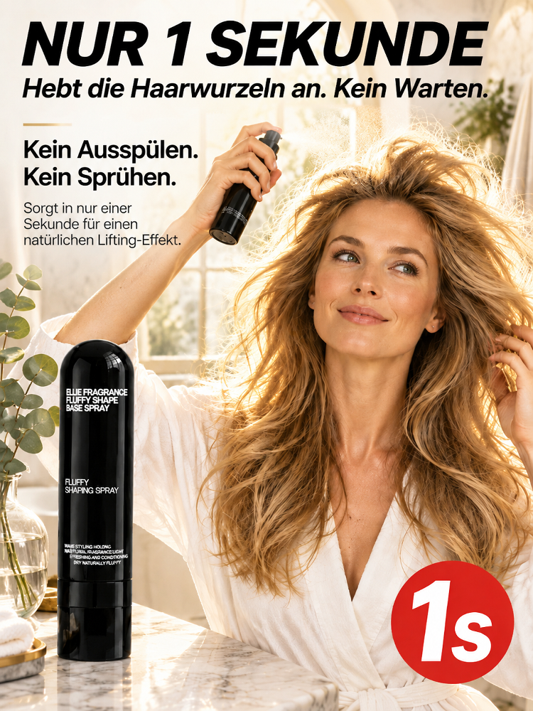 1-Sekunden Styling-Spray für sofortiges Volumen, Frische & Federleichtigkeit