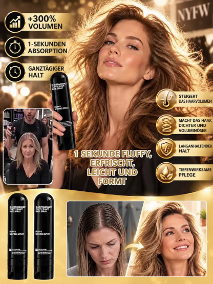 1-Sekunden Styling-Spray für sofortiges Volumen, Frische & Federleichtigkeit
