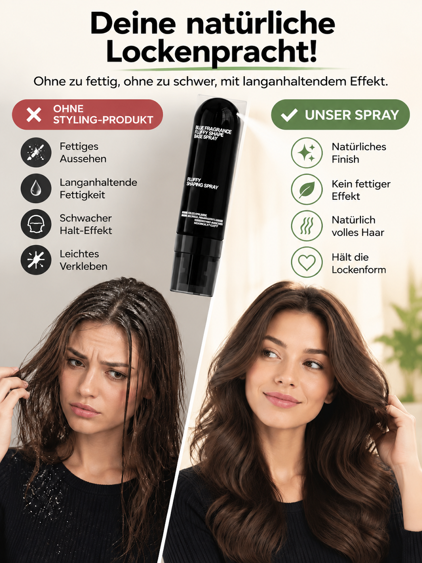2-in-1 Volumen- & Styling-Spray – Star-Look in 3 Sek. ohne klebriges Gefühl
