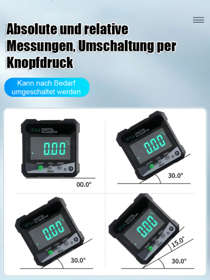 Digitaler Neigungsmesser