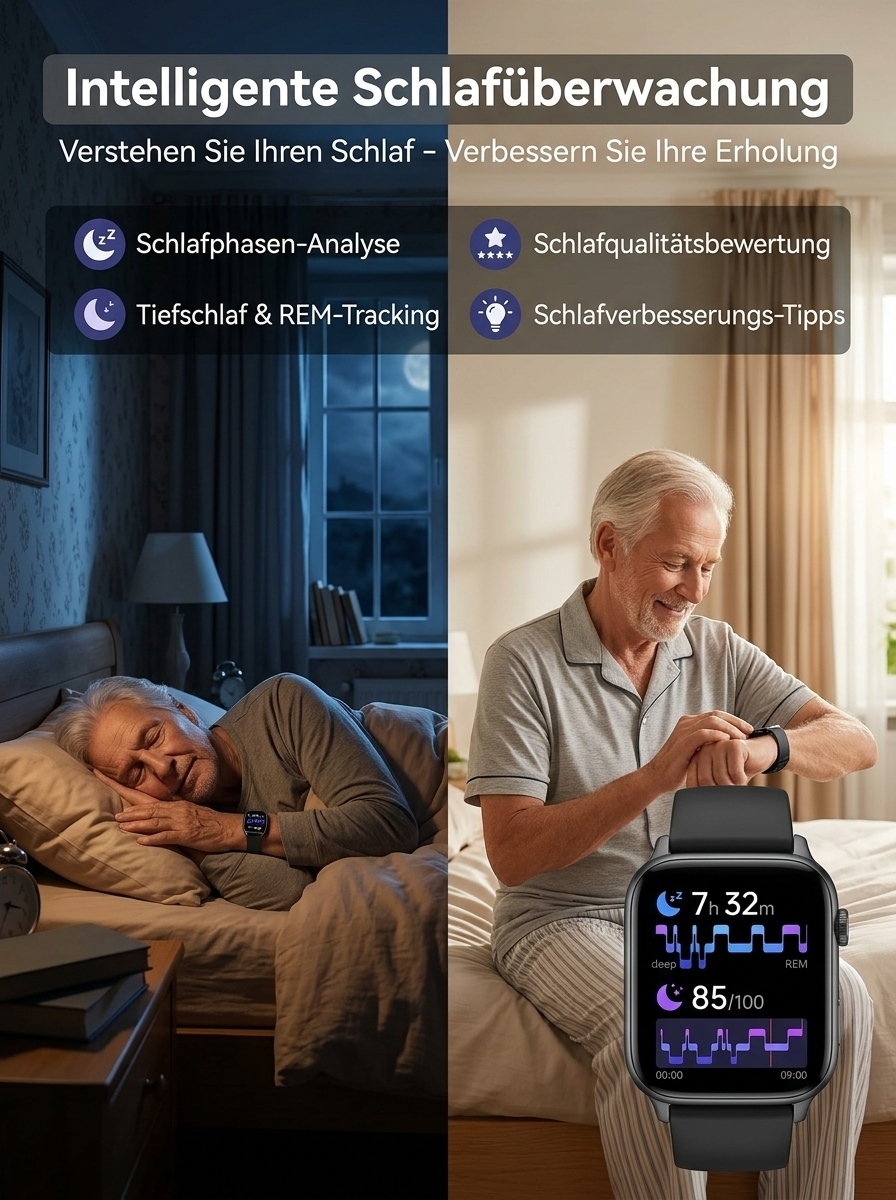 Schluss mit dem Stechen! Blutzucker und Blutdruck direkt am Handgelenk messen – Ihr 24h-Gesundheitsschutz.