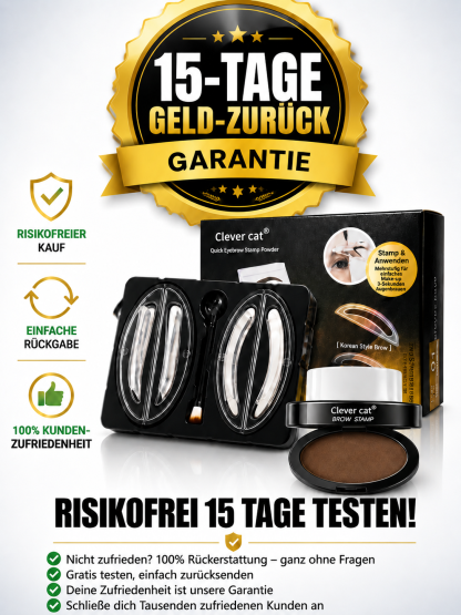 Wasserdichtes Augenbrauenpuder-Set für Faule-✨ 3-Sekunden-Stempel: Sorgt sofort für die perfekte Form.