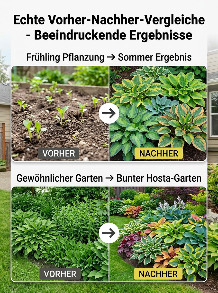 Seltene Samen der buntblättrigen Funkie.