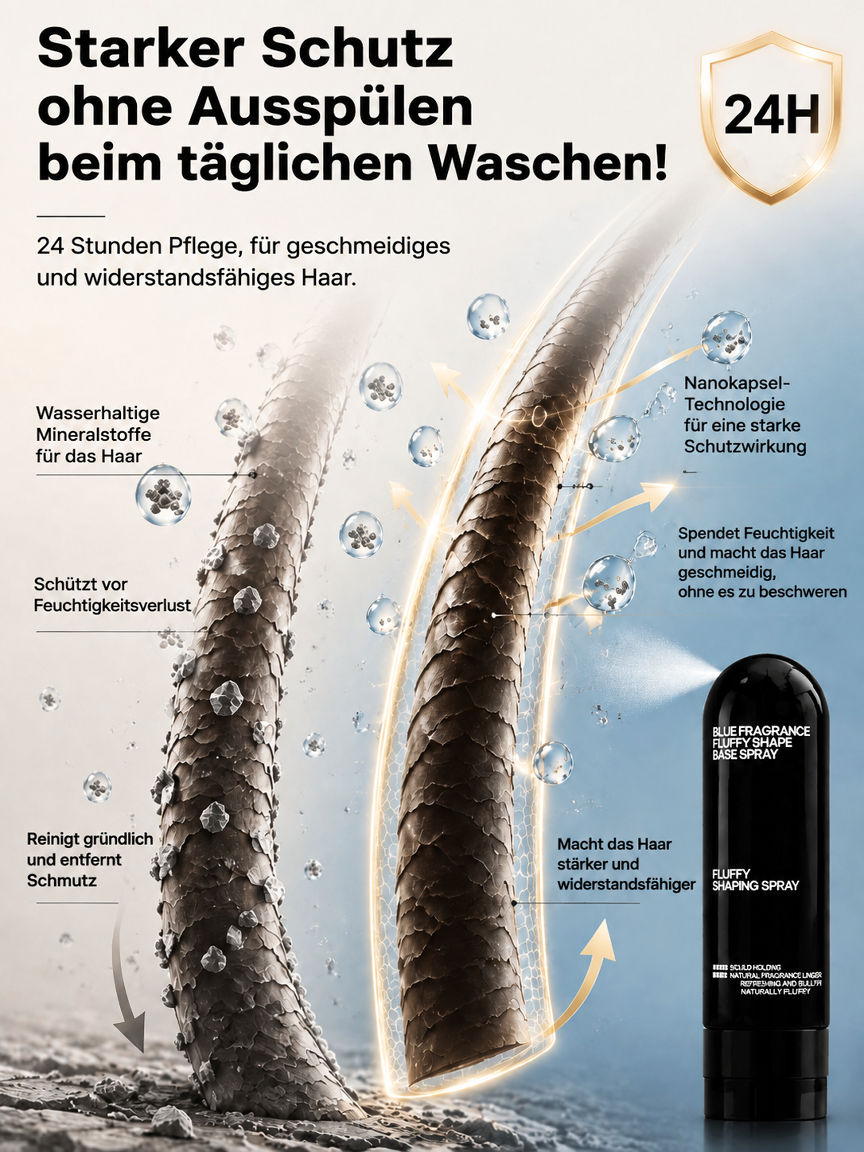 2-in-1 Volumen- & Styling-Spray – Star-Look in 3 Sek. ohne klebriges Gefühl