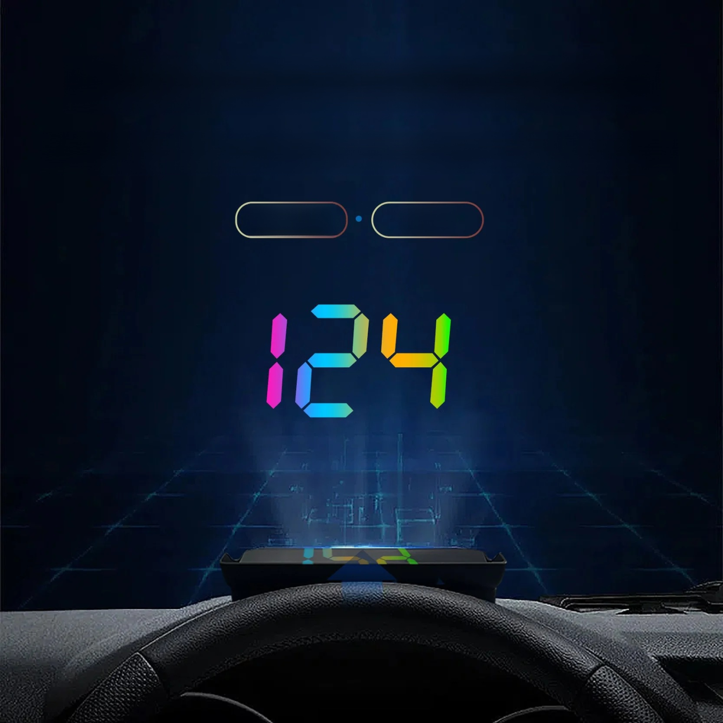 【Kostenloser Versand】Intelligentes KI-Head-up-Display 🚗 | GPS-Tachometer | Kampfjet-Technologie | Sichere Nachtsicht