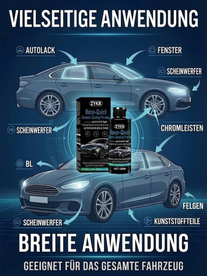 🎁50% Rabatt🔥Hochglänzendes Nano-Keramik-Beschichtungsspray, wasserabweisend & kratzfest 