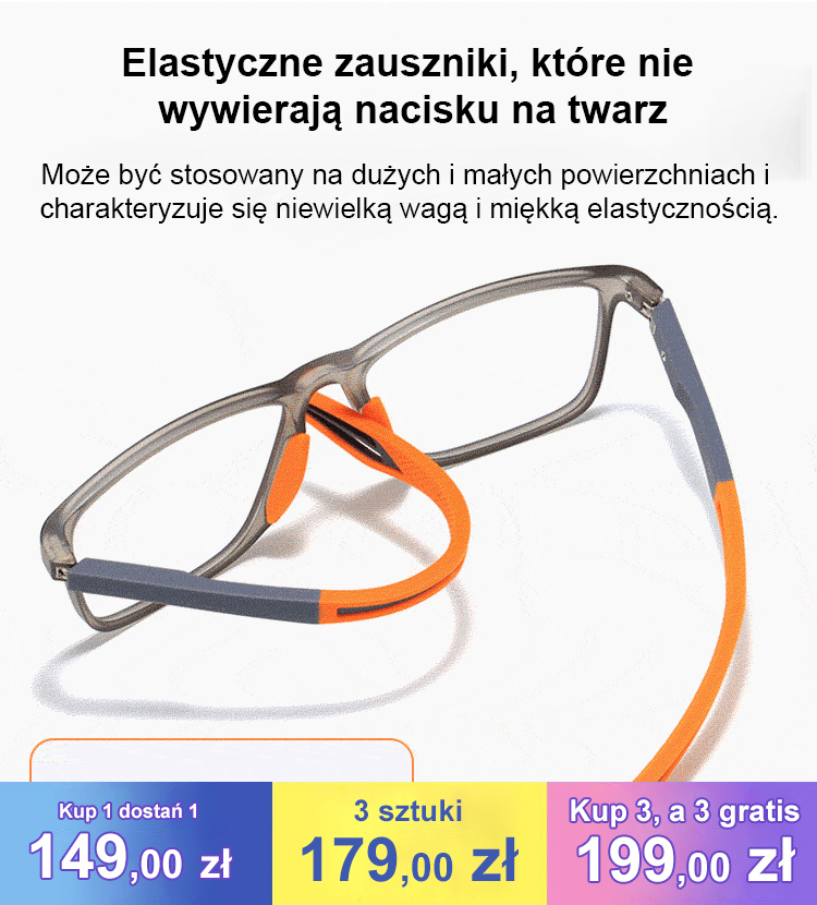 Ultra-light and comfortable anti-blue light presbyopia glasses