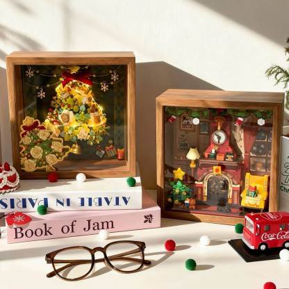 Christmas LEGO photo frames
