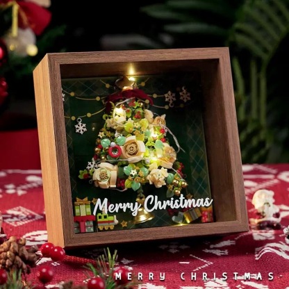 Christmas LEGO photo frames