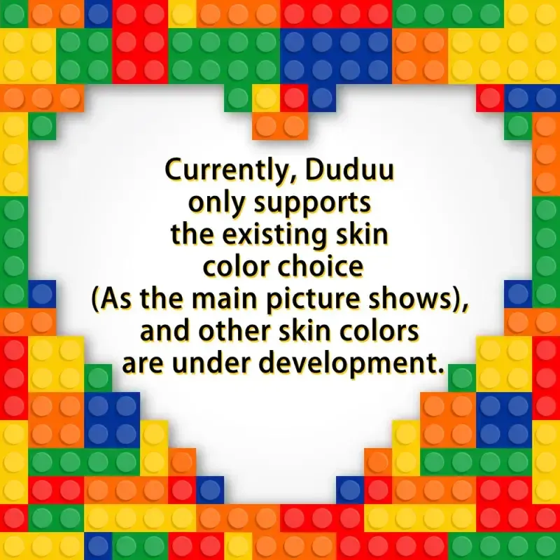 Full Body Customizable Pregnancy Gift 2 People Duddu Brick Figures with Photo Anniversary Gift New Mom Gift