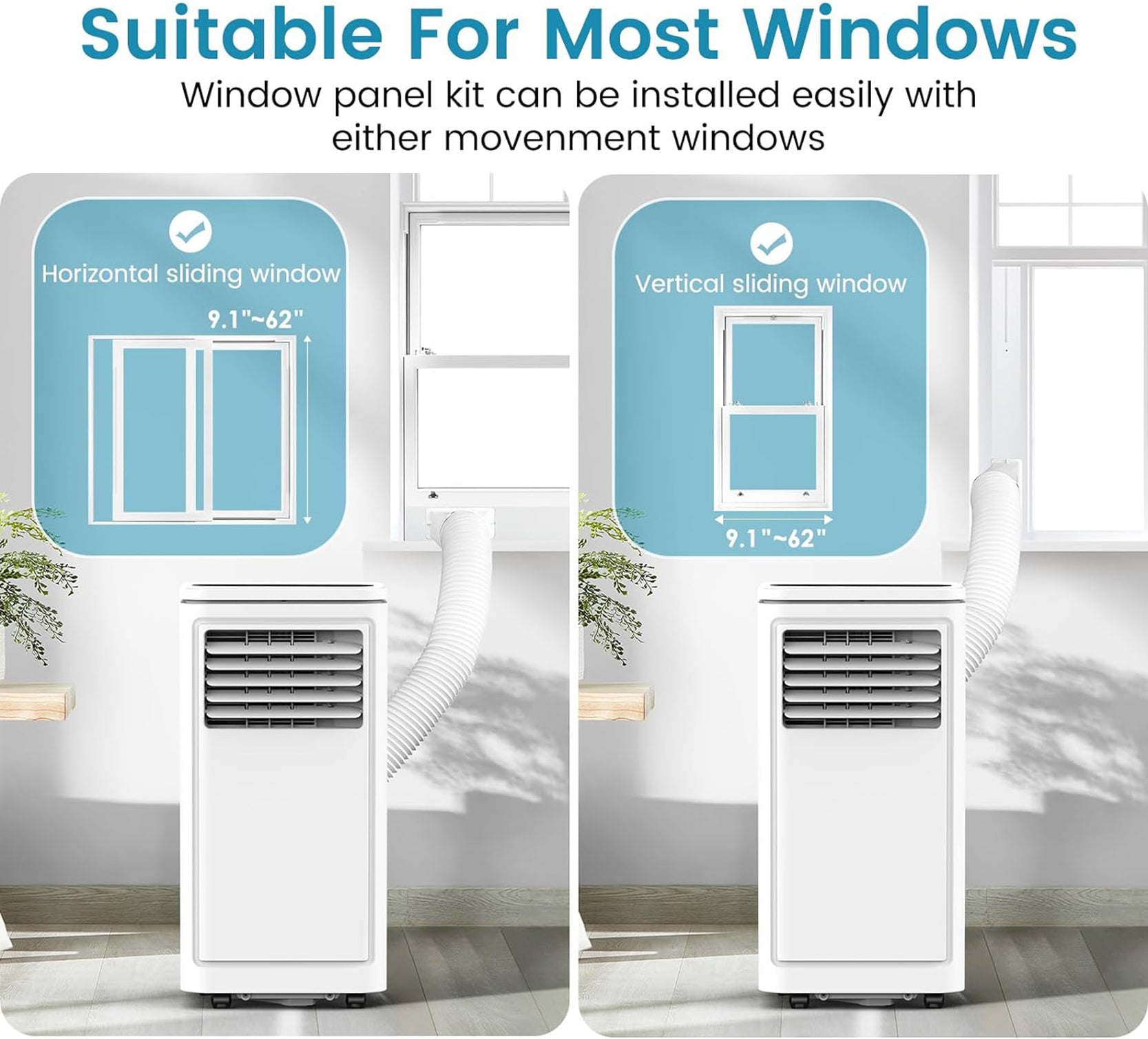 8000 BTU 便携式空调