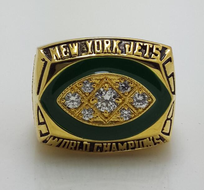 1968 New York Jets NFL Super Bowl Championship Ring
