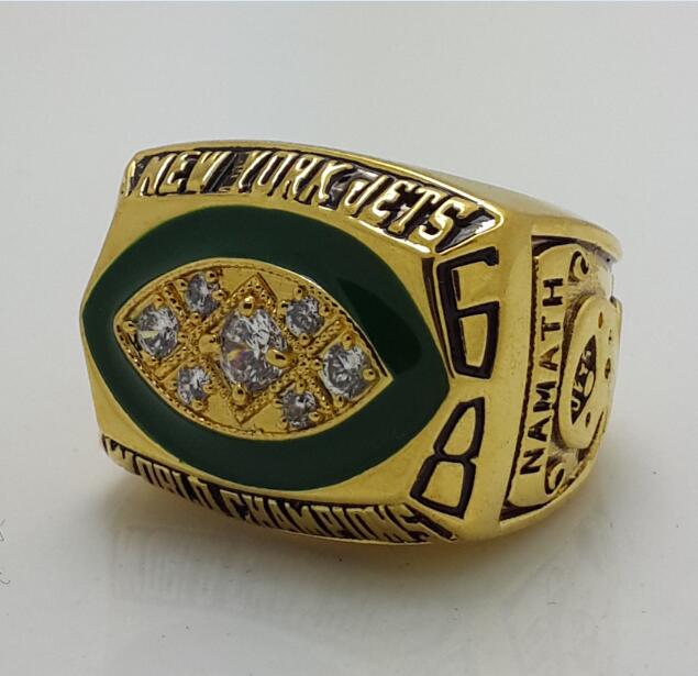 1968 New York Jets NFL Super Bowl Championship Ring