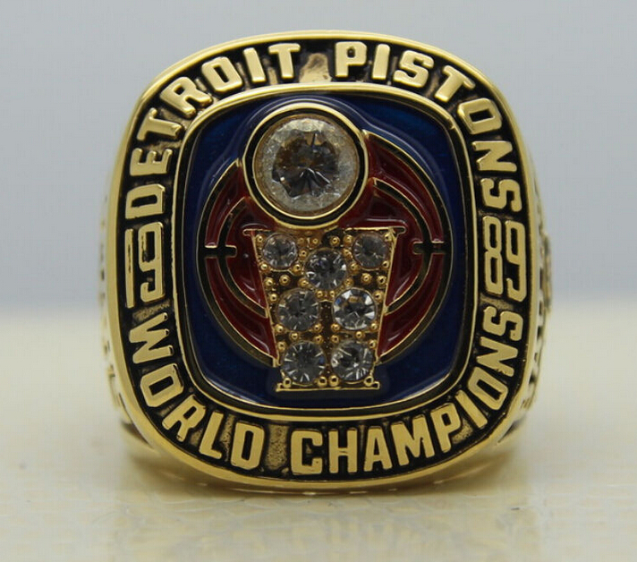 1989 Detroit Pistons NBA Basketball Championship Ring