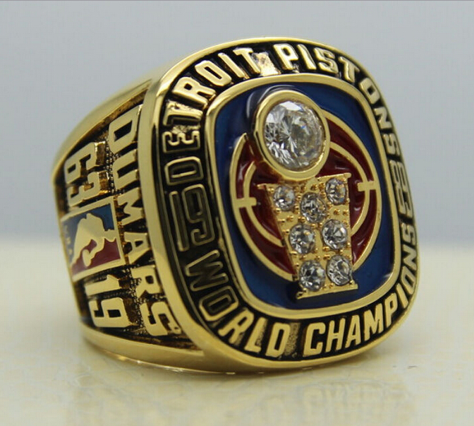 1989 Detroit Pistons NBA Basketball Championship Ring