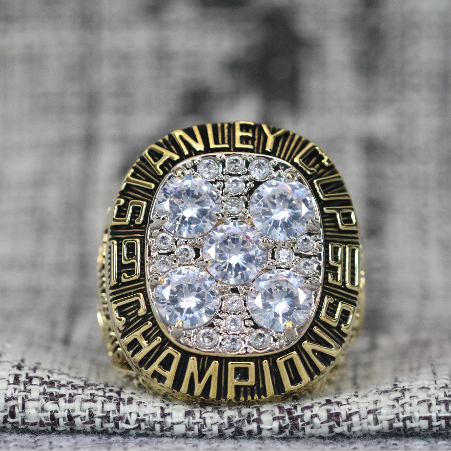 1990 Edmonton Oilers NHL Stanley Cup Championship Ring