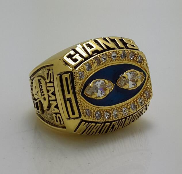 1990 New York Giants NFL Super Bowl Championship Ring