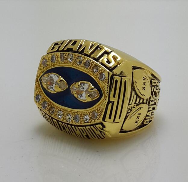 1990 New York Giants NFL Super Bowl Championship Ring