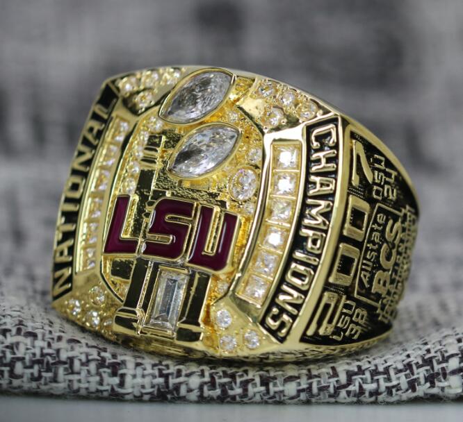 2007 Louisiana State LSU Tigers NCAA National Championship Ring