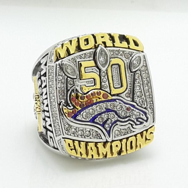 2015 Denver Broncos NFL Super Bowl Championship Ring