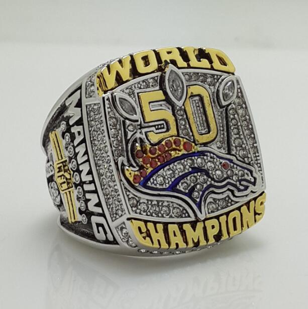 2015 Denver Broncos NFL Super Bowl Championship Ring
