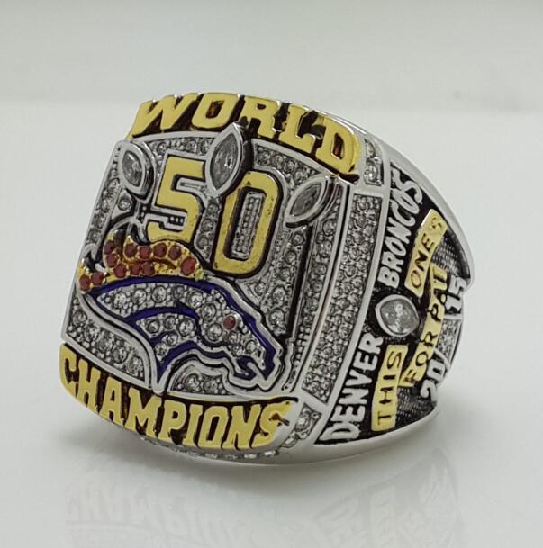 2015 Denver Broncos NFL Super Bowl Championship Ring