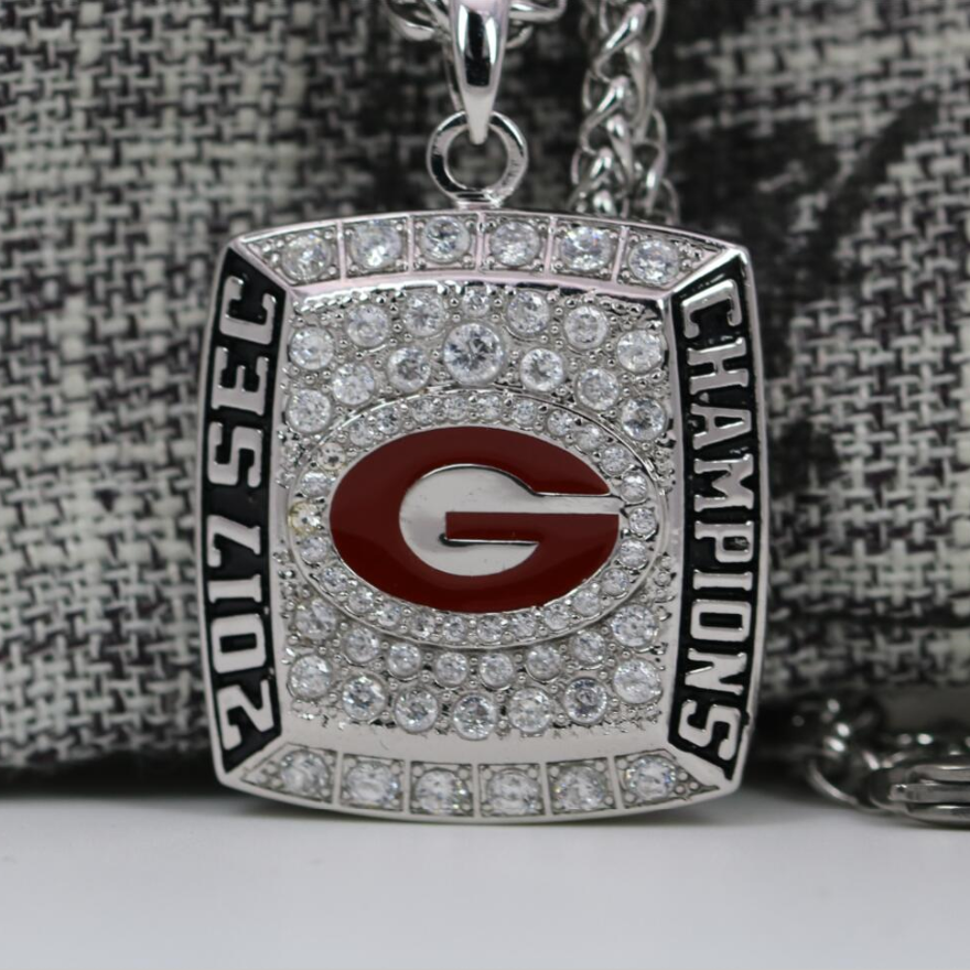 2017 Georgia Bulldogs SEC Championship Pendant