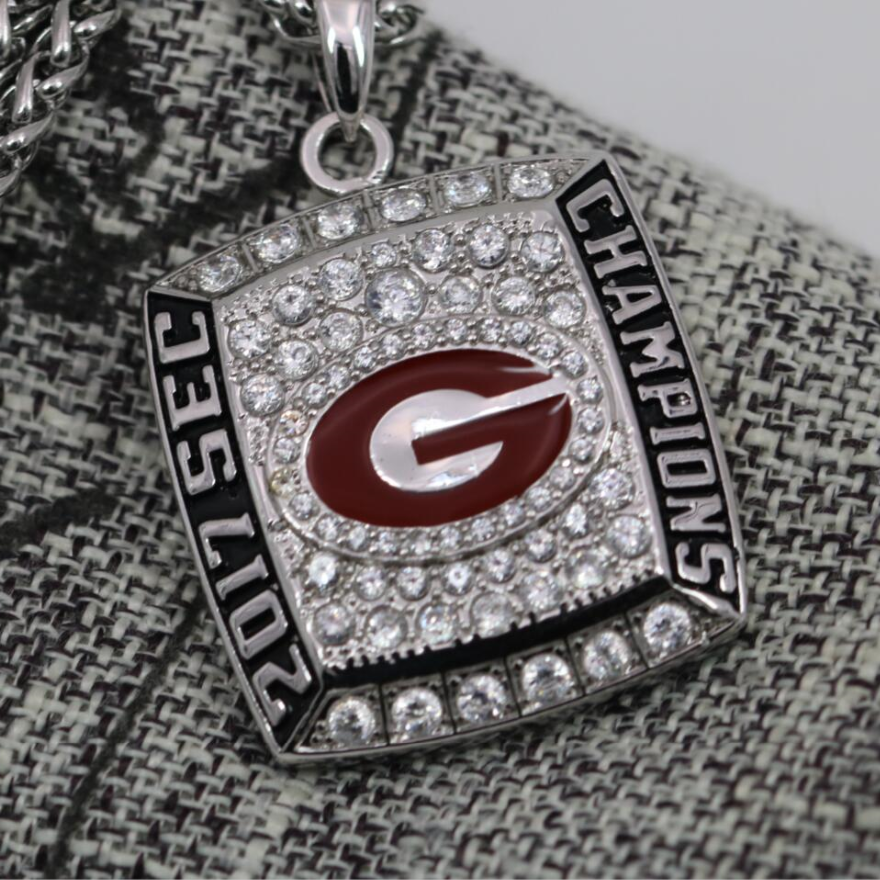2017 Georgia Bulldogs SEC Championship Pendant