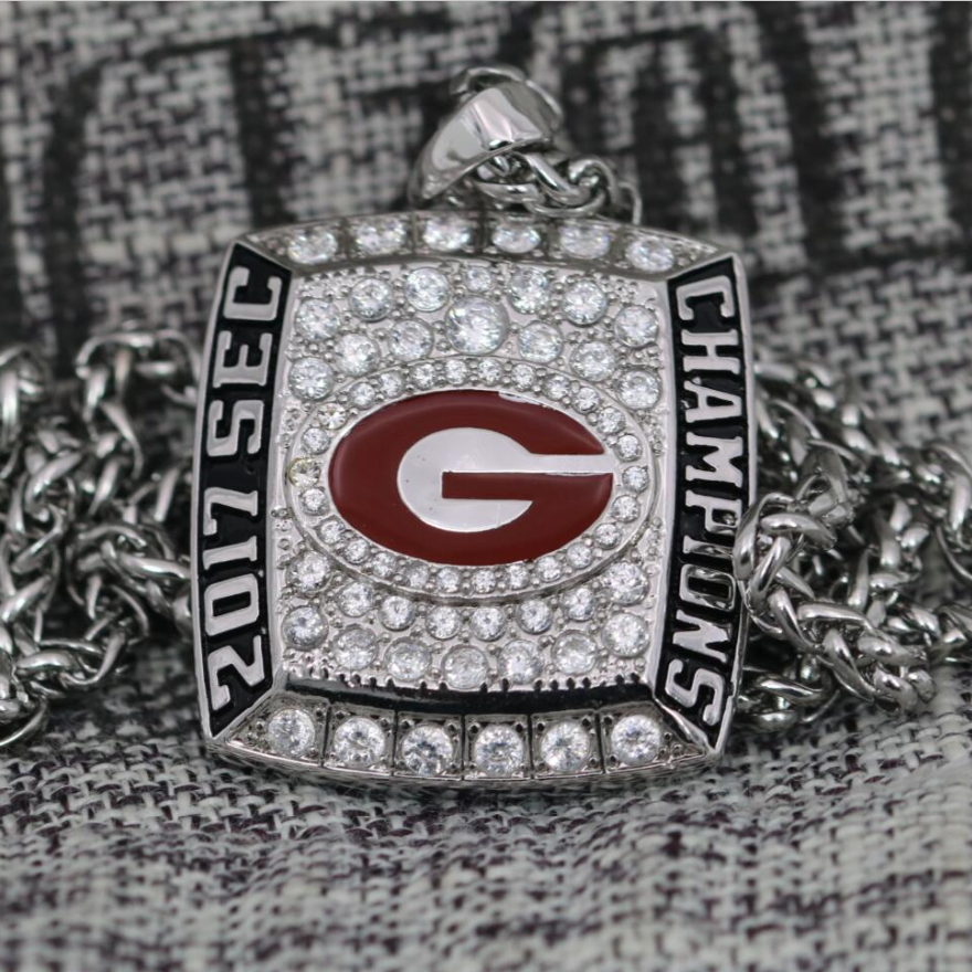 2017 Georgia Bulldogs SEC Championship Pendant