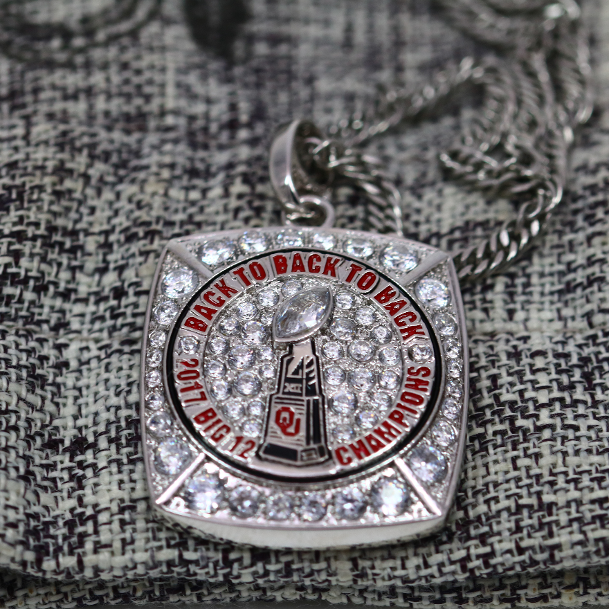 2017 Oklahoma Sooners Big 12 Championship Pendant