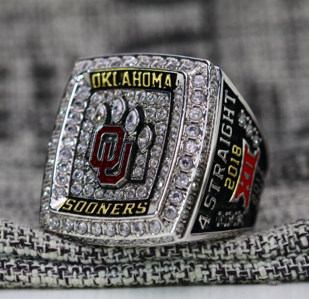 2018 Oklahoma Sooners NCAA Big 12 Championship Ring