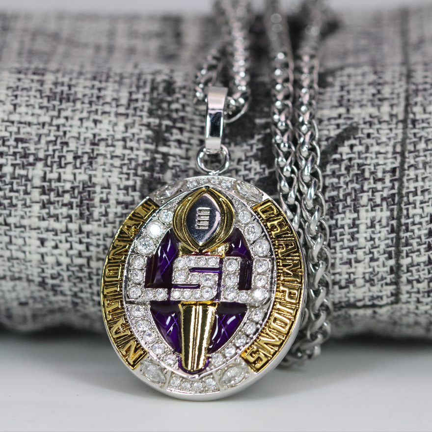 2019 Louisiana State LSU Tigers Championship Pendant