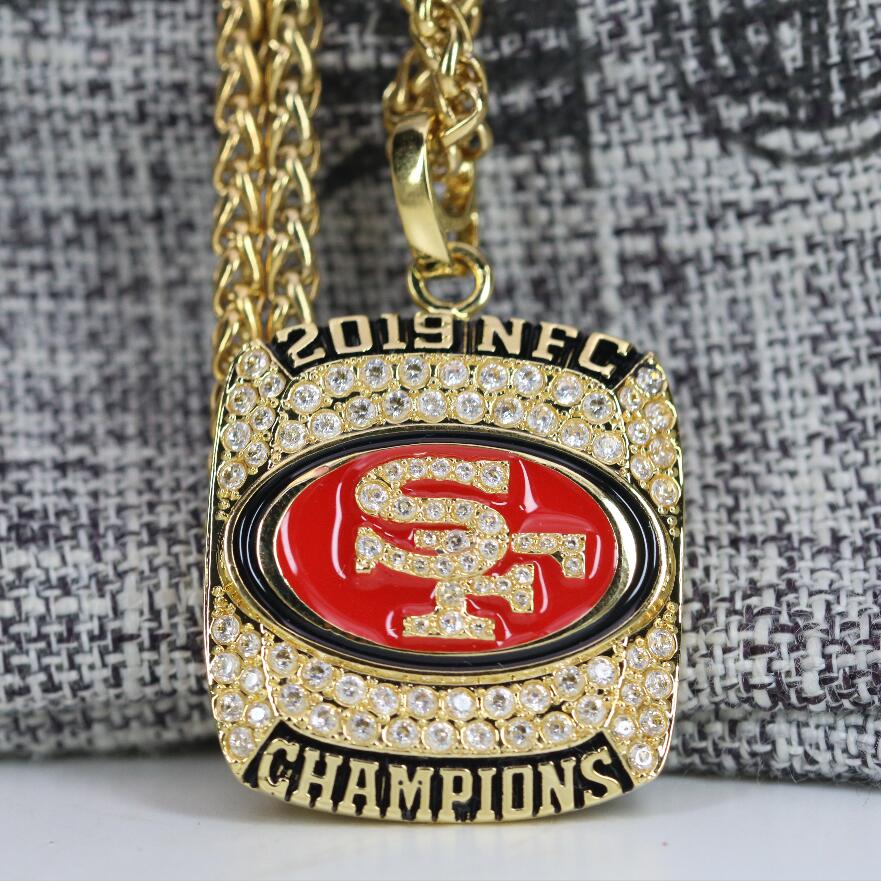 2019 San Francisco 49ers NFC Championship Pendant