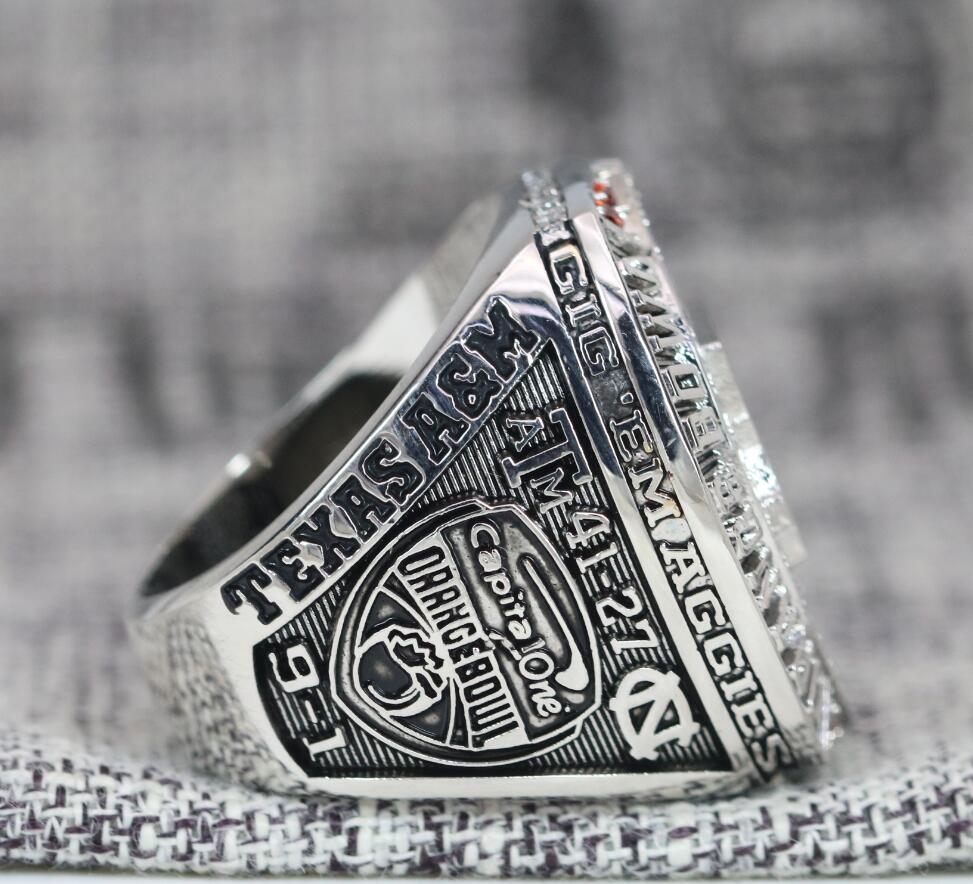2021 Texas A&M Aggies Capital One Orange Bowl Championship Ring