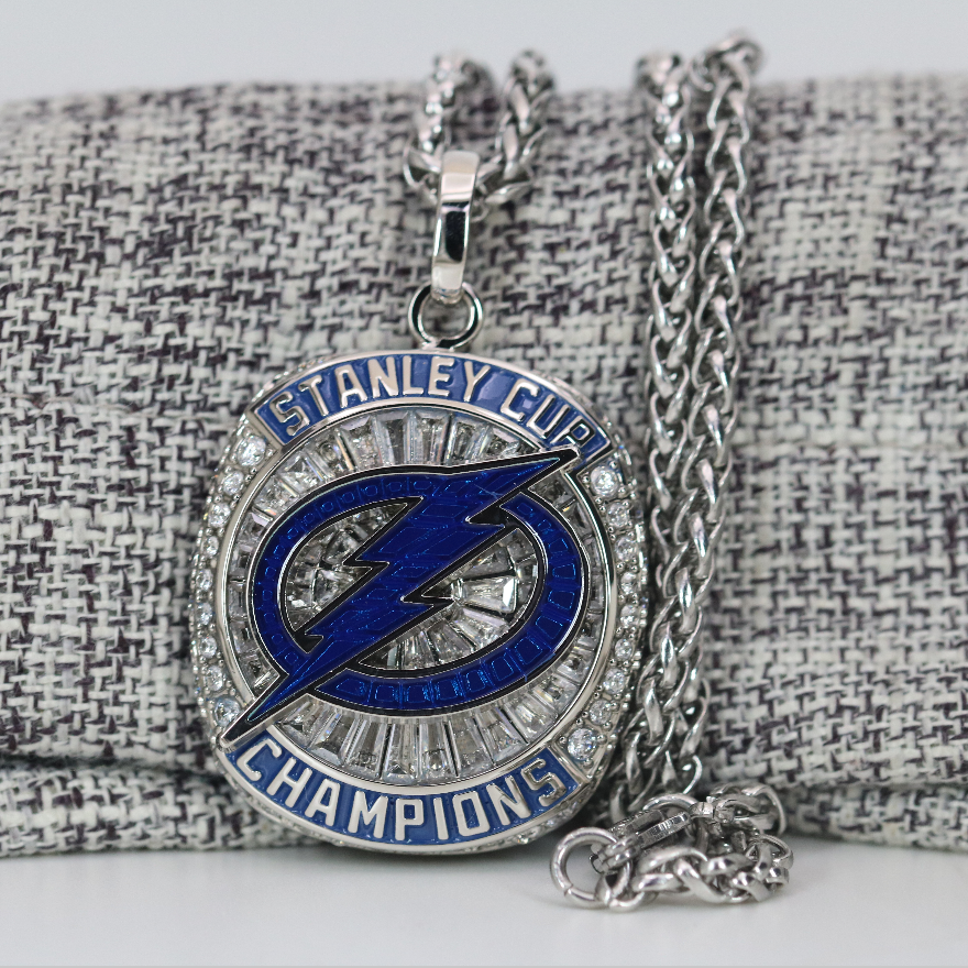 2021 Tampa Bay Lightning Stanley Cup Championship Pendant