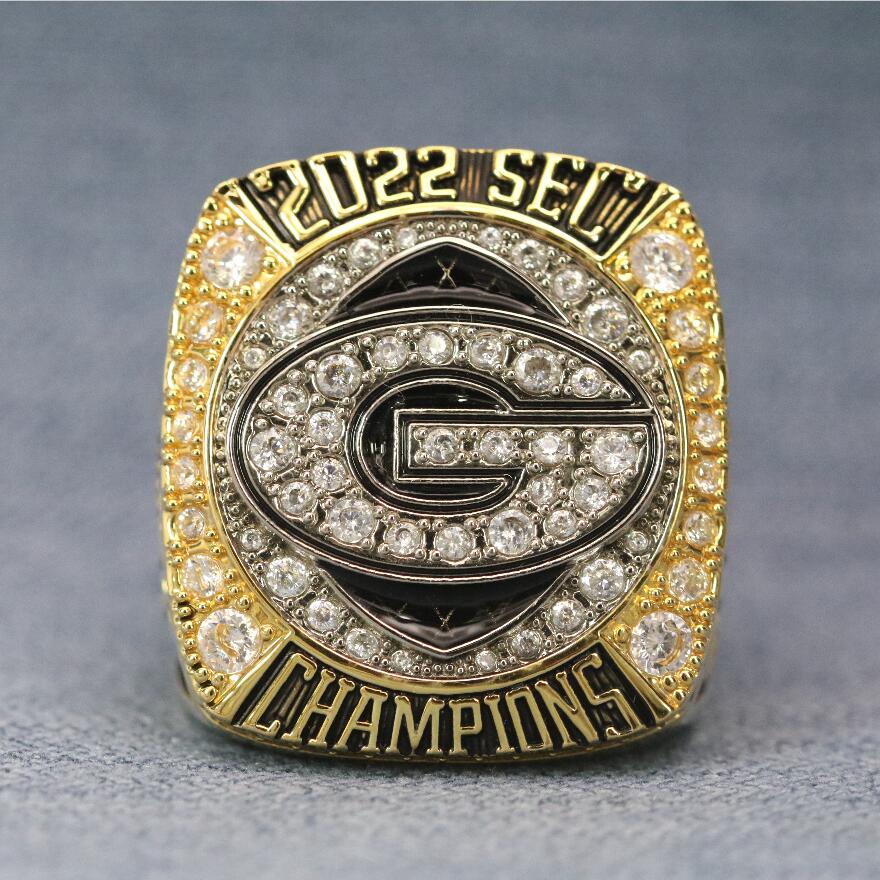 2022 Georgia Bulldogs SEC Championship Ring Official Style