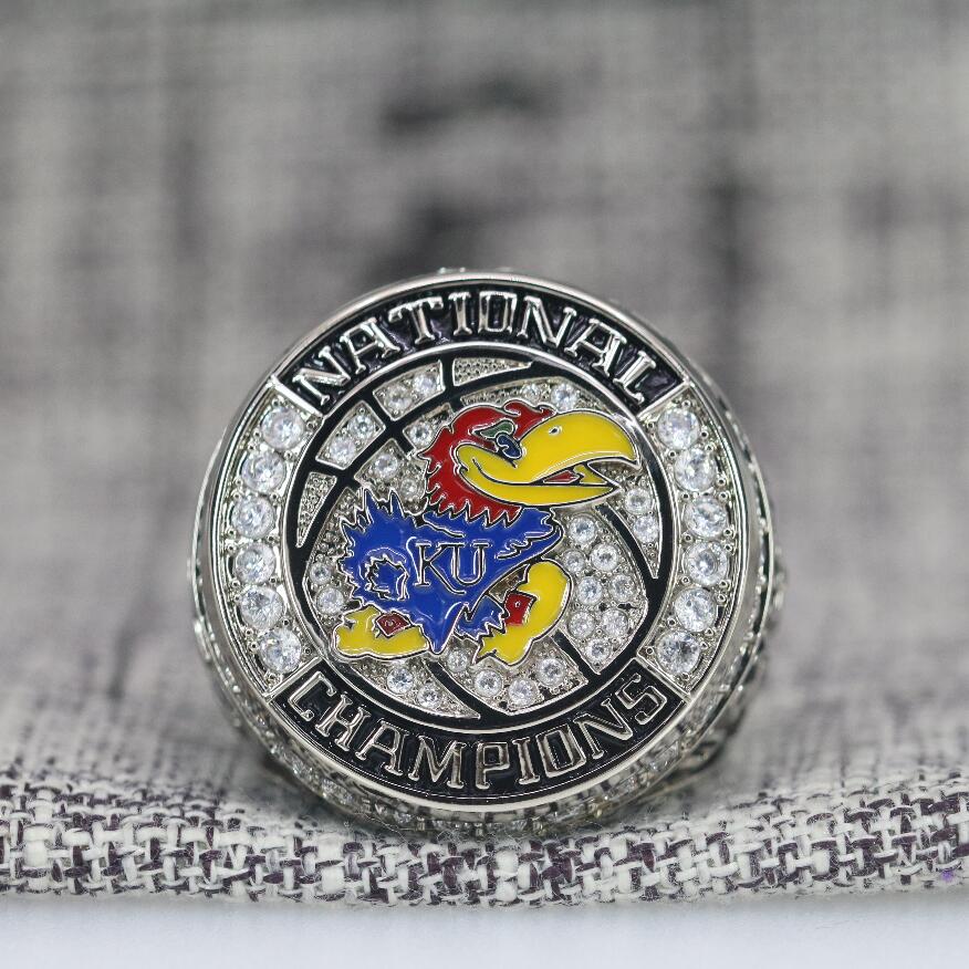 2022 Kansas Jayhawks Basketball Championship Ring Official Style