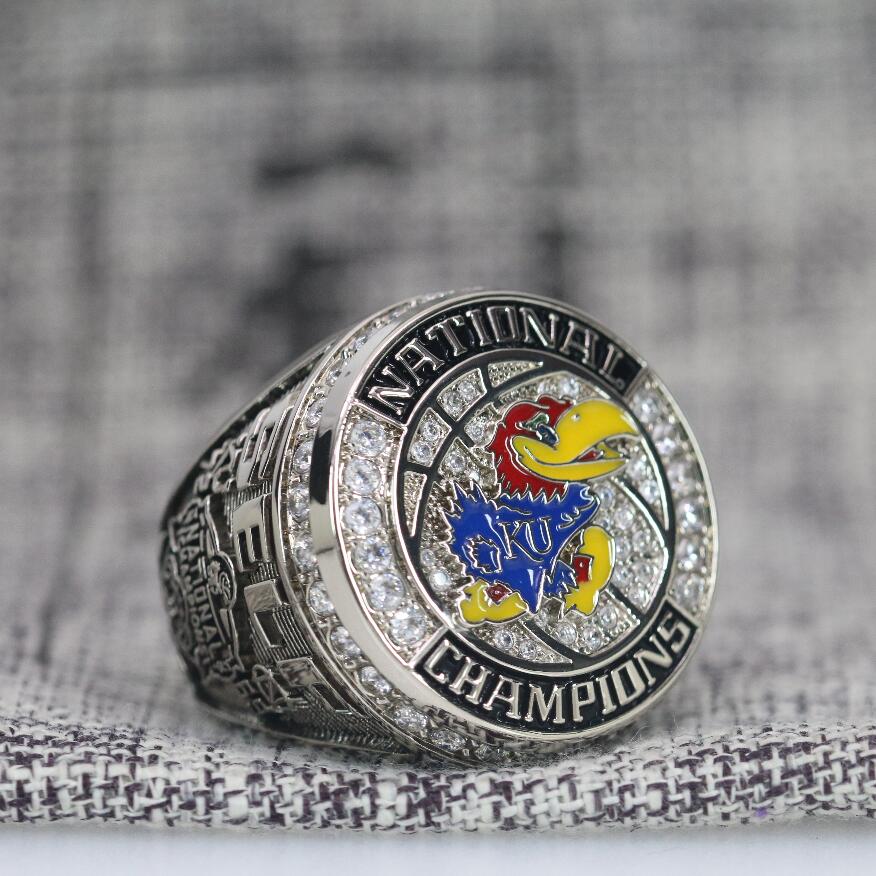 2022 Kansas Jayhawks Basketball Championship Ring Official Style