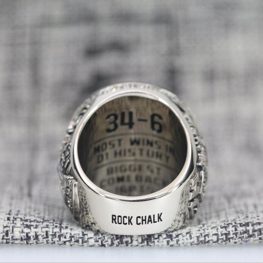 2022 Kansas Jayhawks Basketball Championship Ring Official Style