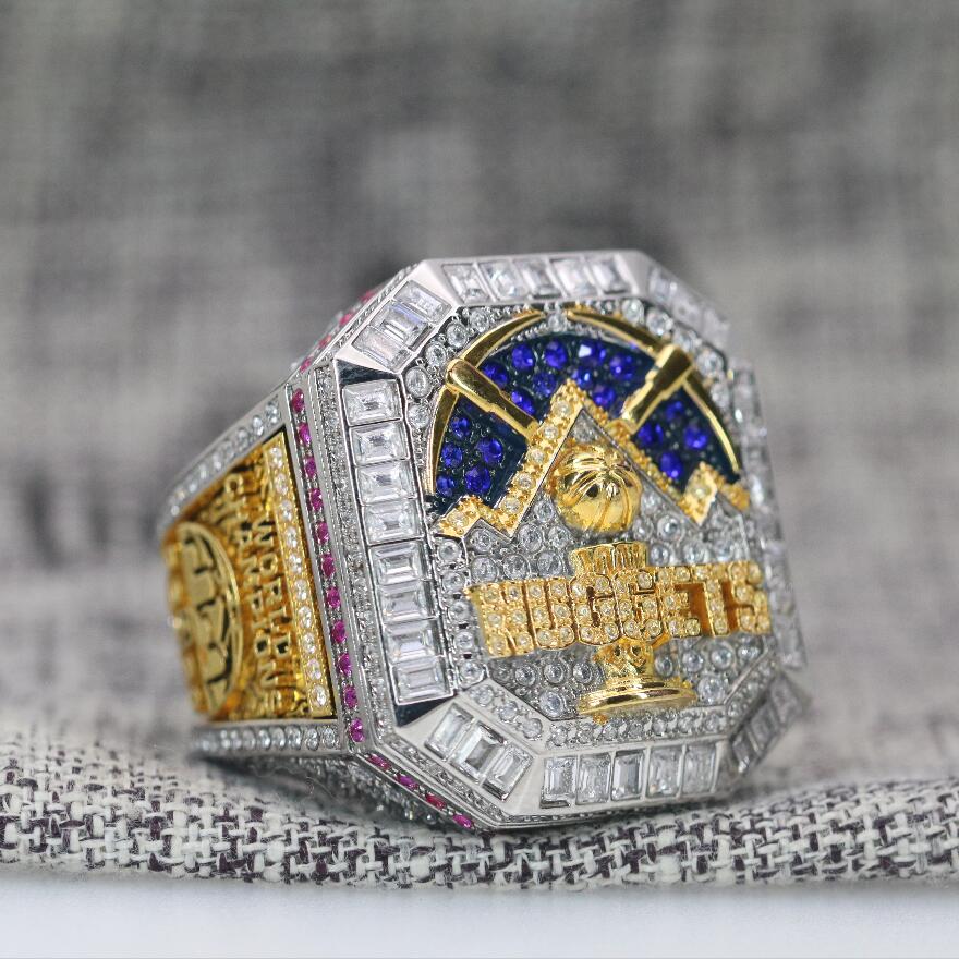 2023 Denver Nuggets NBA Basketball Championship Ring Official Style