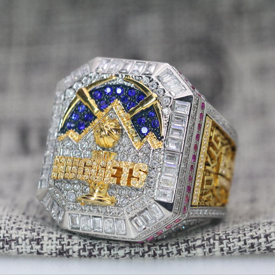 2023 Denver Nuggets NBA Basketball Championship Ring Official Style