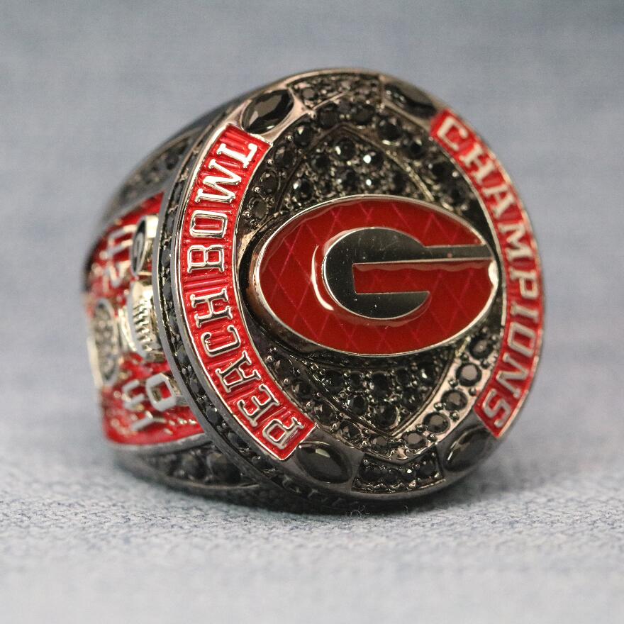 2023 Georgia Bulldogs Peach Bowl Championship Ring Official Style